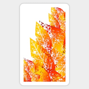 Fall Leaves Pattern Magnet